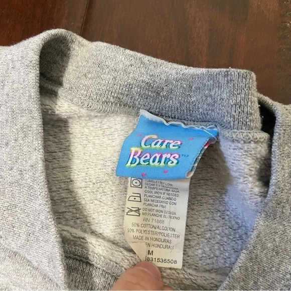 Care Bears Sweatshirt Dear Santa I’ve Been Grumpy Crewneck Size Medium - Picture 6 of 9